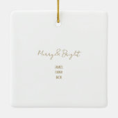 Keramisch Ornament tijdens kerstvakantie (Achterkant)