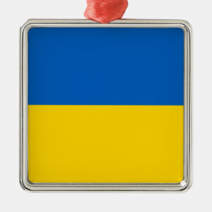 Keramisch Ornament van de Oekraïense vlag (Oekraïn