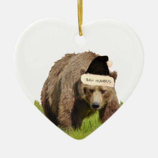 Keramisch Ornament van grizzly-beren (Voorkant)