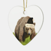 Keramisch Ornament van grizzly-beren (Links)
