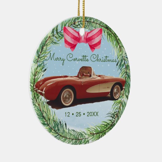 Keramisch Ornament van Merry Corvette (Rechts)