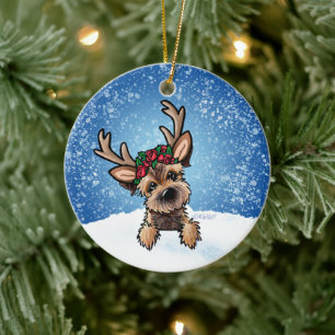 Keramisch Ornament voor de rendierkeramische grens