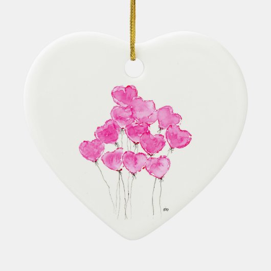 Keramisch Ornament voor hart (Achterkant)