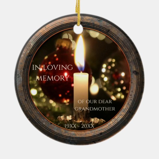 Keramisch Ornament voor kaarsgeborenen (Achterkant)