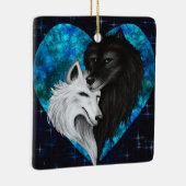 Keramisch Ornament - Wolf Heart (Rechts)