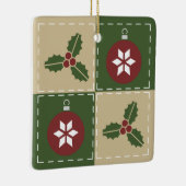 Keramisch quilt Ornament (Rechts)