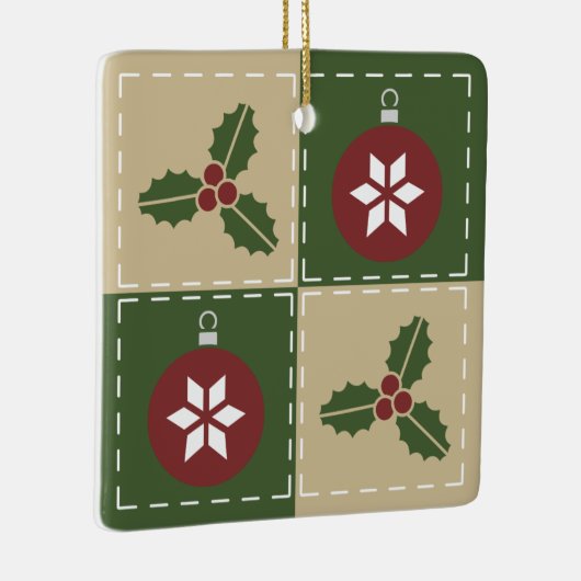 Keramisch quilt Ornament (Rechts)