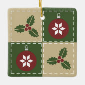 Keramisch quilt Ornament (Voorkant)
