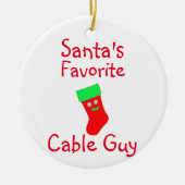 Keramisch sieremaneel van de Favoriete Kerel van d Ornament (Voorkant)