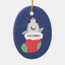 Keramisch sieremeel voor luiende haaien keramisch ornament