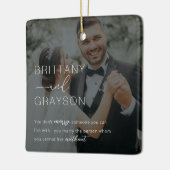 Keramisch sieresamen met wierparen voor kerstfeest keramisch ornament (Links)