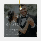 Keramisch sieresamen met wierparen voor kerstfeest keramisch ornament (Voorkant)