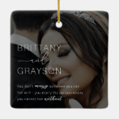 Keramisch sieresamen met wierparen voor kerstfeest ornament (Achterkant)