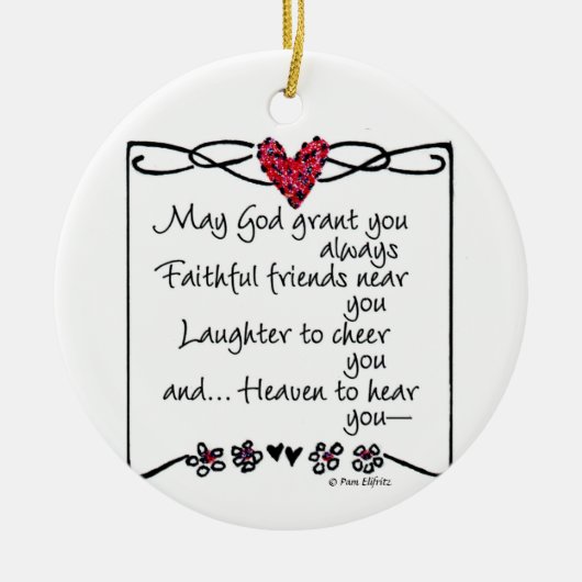 Keramisch siermiddel keramisch ornament (Voorkant)