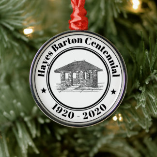 Keramisch siermiddel metalen ornament