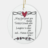 Keramisch siermiddel ornament (Links)