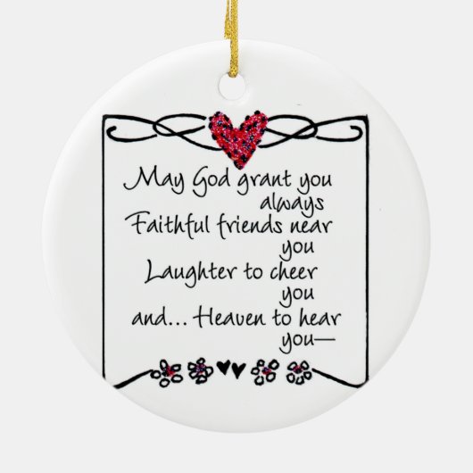 Keramisch siermiddel ornament (Achterkant)