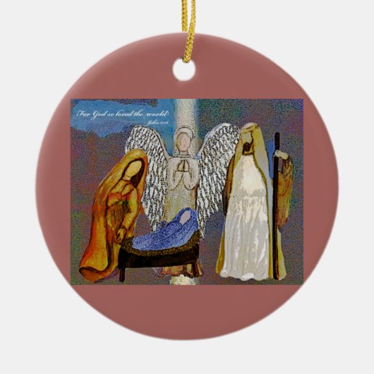 Keramisch siermiddel ornament (Voorkant)