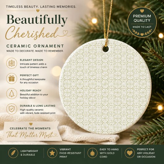 Keramisch siermiddel ornament