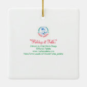 Keramisch siermiddel ornament (Achterkant)