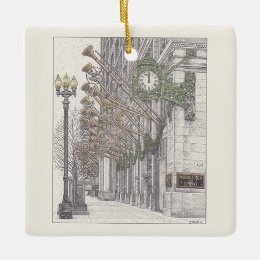 Keramisch siermiddel ornament (Voorkant)