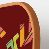 Keramisch siermiddel pickleball paddle (Links Detail)