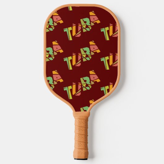 Keramisch siermiddel pickleball paddle (Achterkant)