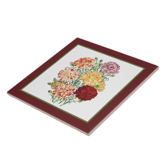 keramisch speeltje met schattig vintage tegeltje (Zijkant)