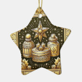 Keramisch ster ornament (Links)