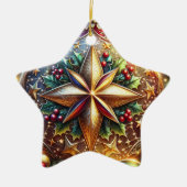 Keramisch ster ornament (Voorkant)