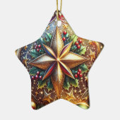 Keramisch ster ornament (Links)