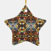 Keramisch ster ornament (Achterkant)