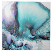 Keramisch tegel - Abstracte alcoholinkt Giclee Afd Tegeltje (Voorkant)