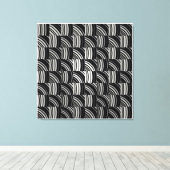 Keramisch tegelpatroon canvas afdruk (Insitu (Houten vloer))