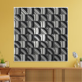 Keramisch tegelpatroon canvas afdruk (Insitu (Woonkamer))
