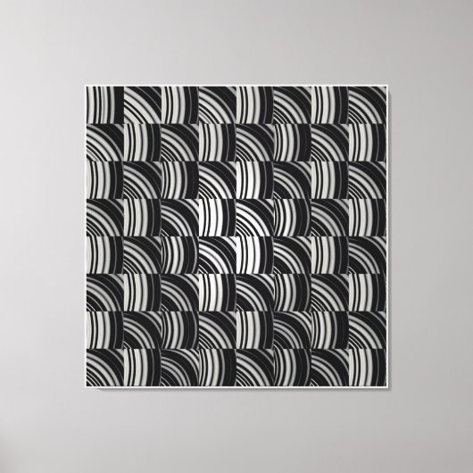 Keramisch tegelpatroon canvas afdruk (Voorkant)