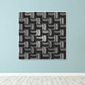 Keramisch tegelpatroonontwerp canvas afdruk (Insitu (Houten vloer))