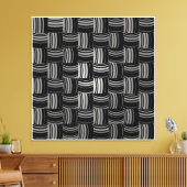 Keramisch tegelpatroonontwerp canvas afdruk (Insitu (Woonkamer))