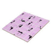 keramisch tegels tegeltje (Zijkant)