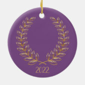 Keramisch versierend Afstuderen voor sierdoeleinde Keramisch Ornament (Achterkant)