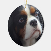 Keramisch versieringsmiddel met driekleurige kaval keramisch ornament (Links)