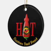 Keramisch versieringsmiddel voor hete sausfles keramisch ornament (Links)