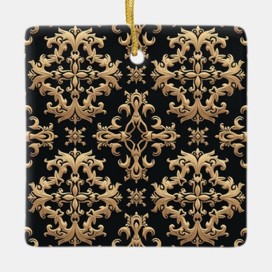 Keramisch vierkant keramisch ornament (Voorkant)