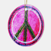 Keramisch vierkant keramisch ornament (Links)