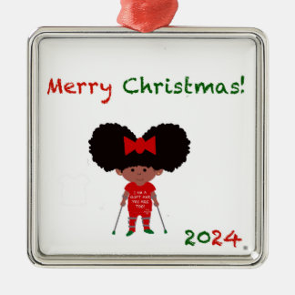 Keramisch vierkant metalen ornament