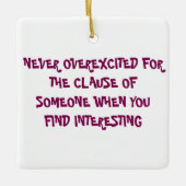 Keramisch vierkant ornament (Voorkant)