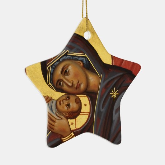 Keramisch vuurstervormig ornament (Rechts)