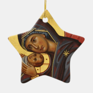 Keramisch vuurstervormig ornament