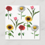 Keramisch zapeltegel 4,25 x 4,25, klein vierkante visitekaartje (Achterkant)