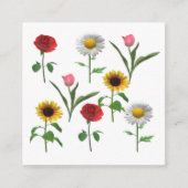 Keramisch zapeltegel 4,25 x 4,25, klein vierkante visitekaartje (Voorkant)